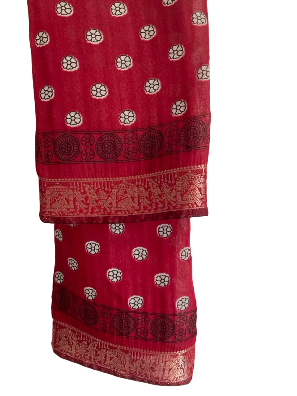 Black Kalamkari Saree