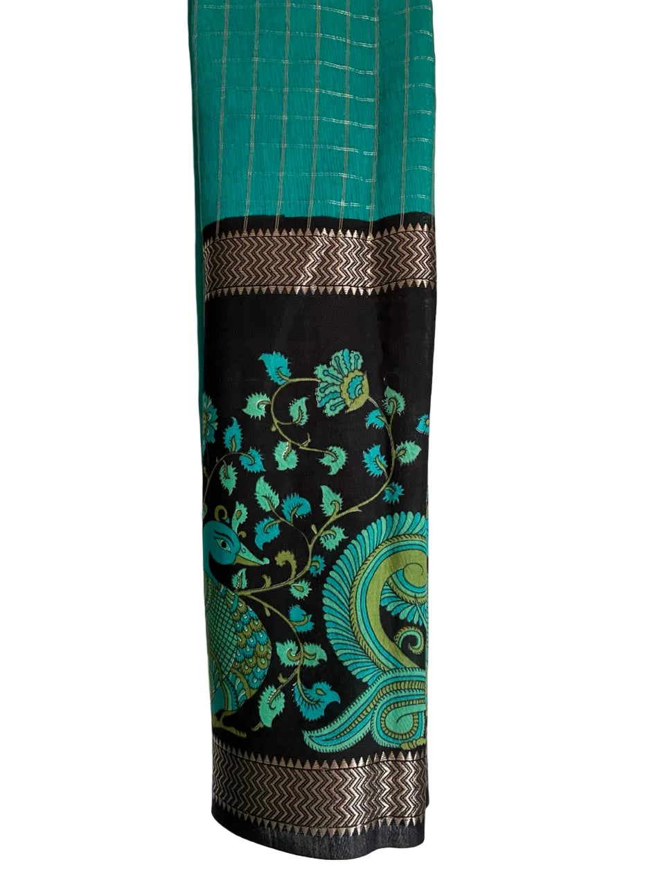 Unstitched black blouse piece ideal for festive wear and elegant everyday dressing Aariyaa studio Bangalore