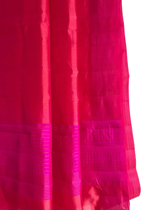 Pink Ombre Dual Shaded Saree