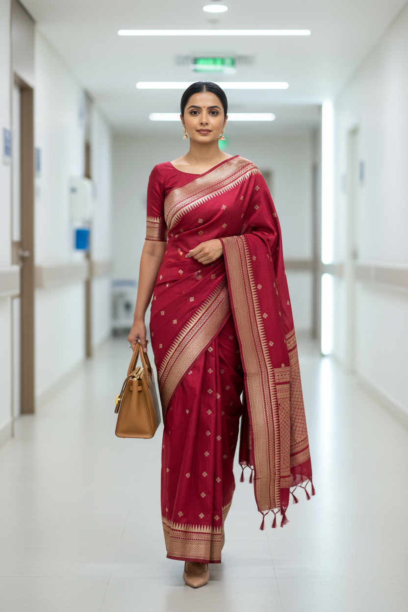 Red Sarees