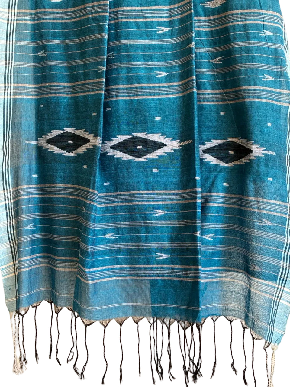 Bengal Pure Cotton Blue Saree