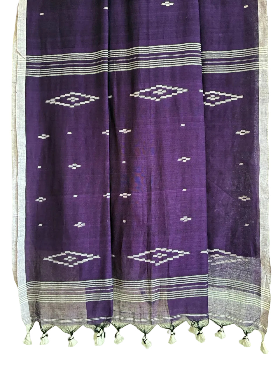 Purple Bengal Cotton Saree