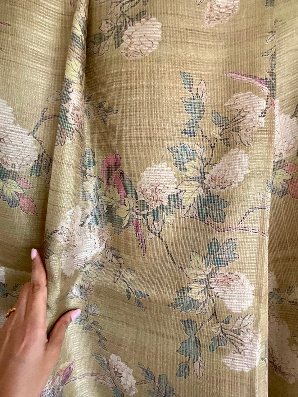 Green Tissue Silk Saree