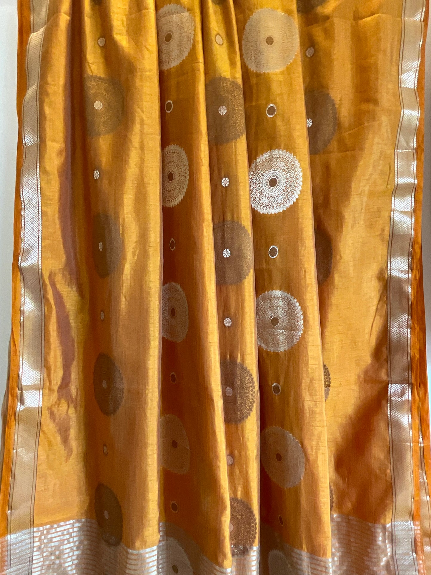 Mustard Soft Silk Saree