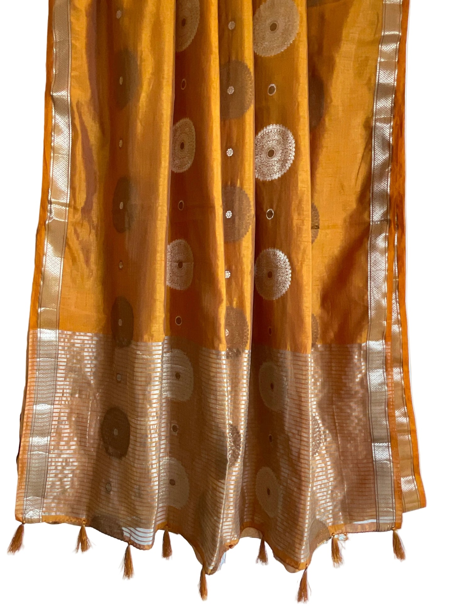 Mustard Soft Silk Saree