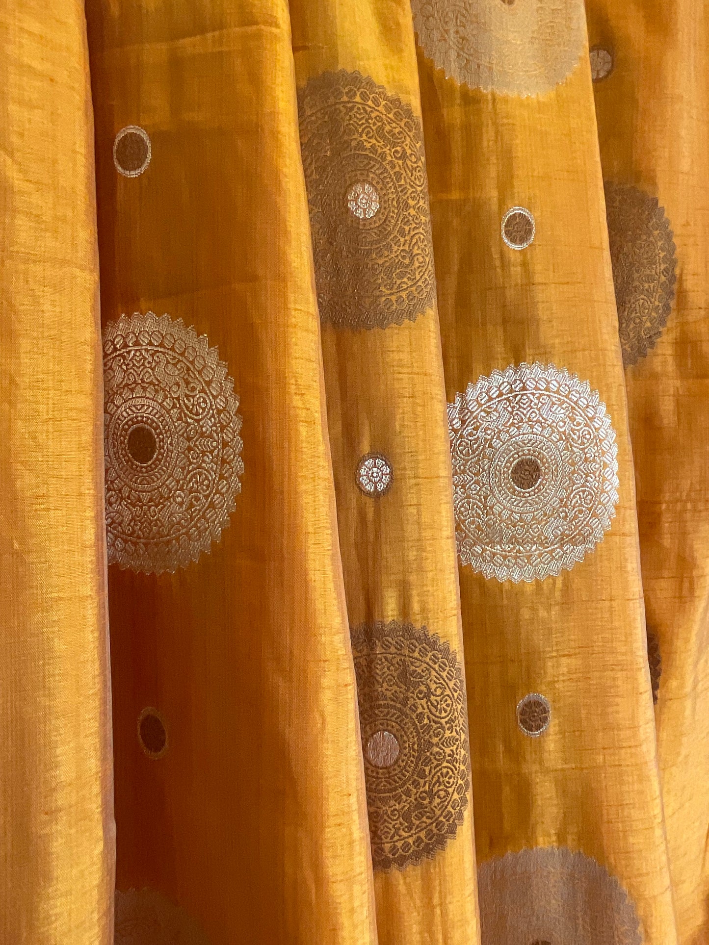 Mustard Soft Silk Saree