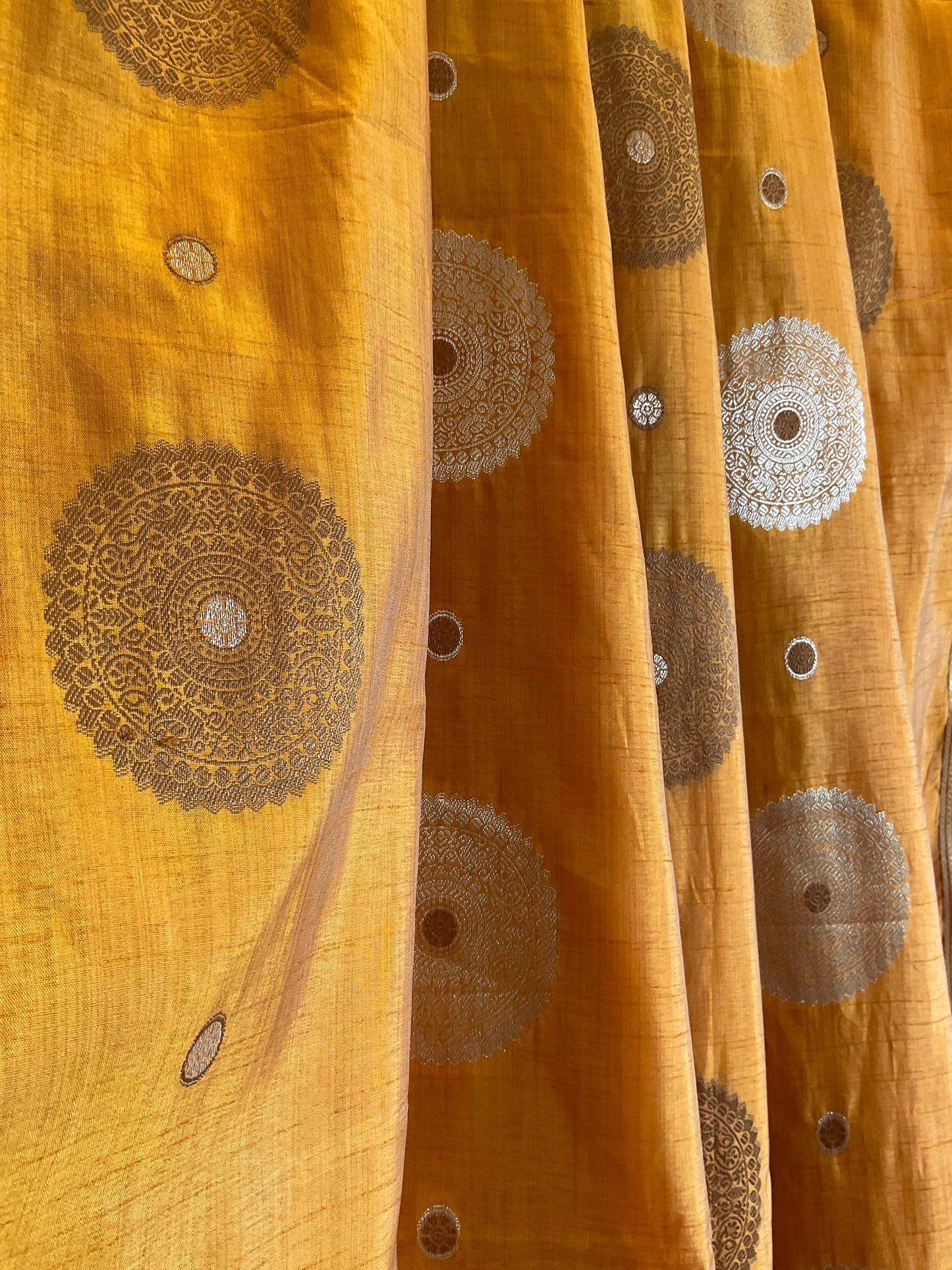 Mustard Soft Silk Saree