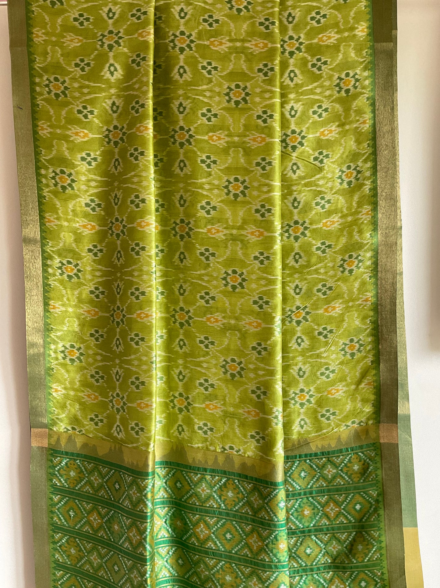 Green Patola Silk Saree