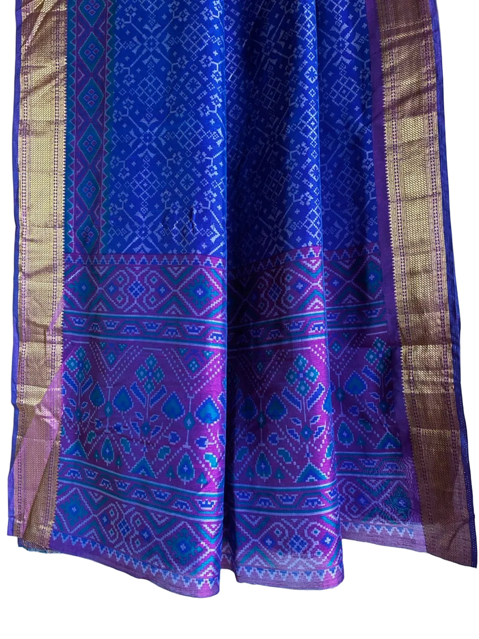 Royal Blue Patola Saree