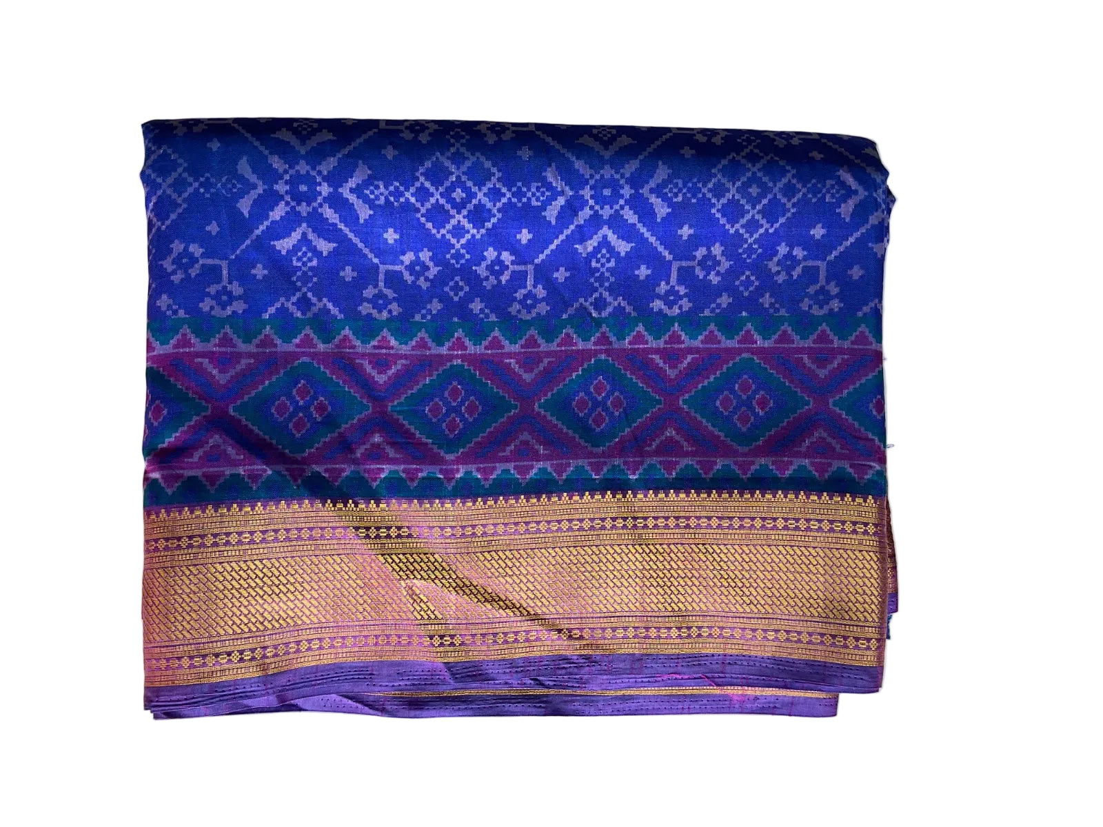 Royal Blue Patola Saree