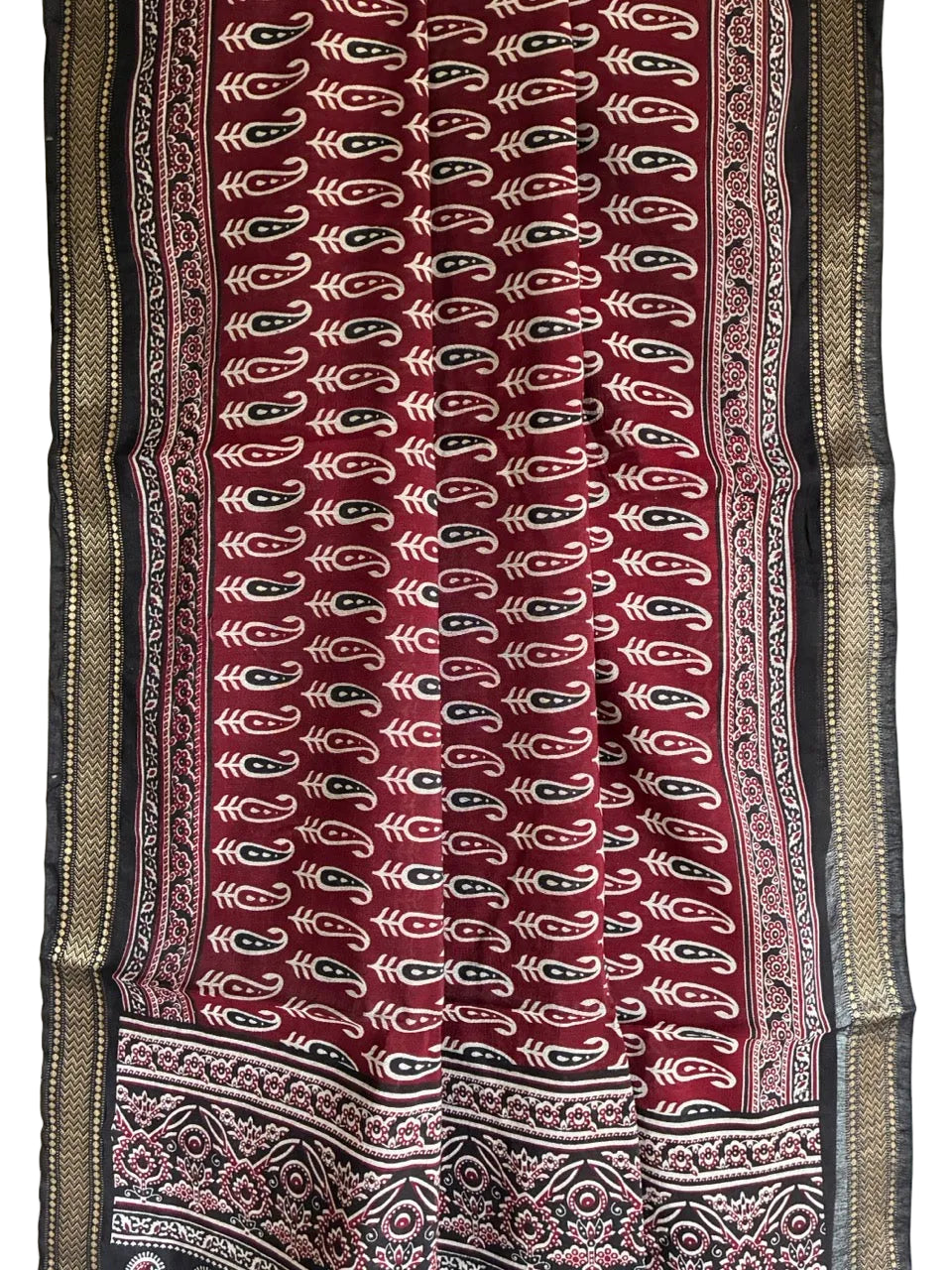 Maroon Soft Cotton aariyaa Saree