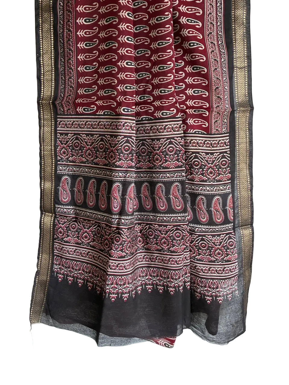 Maroon Soft Cotton aariyaa Saree