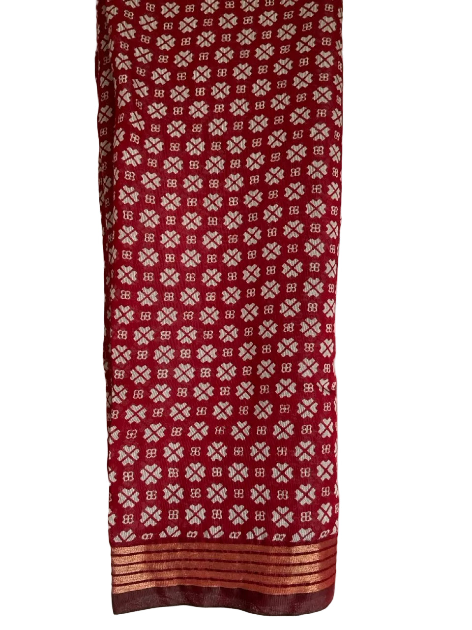 Black Kantha Cotton Saree