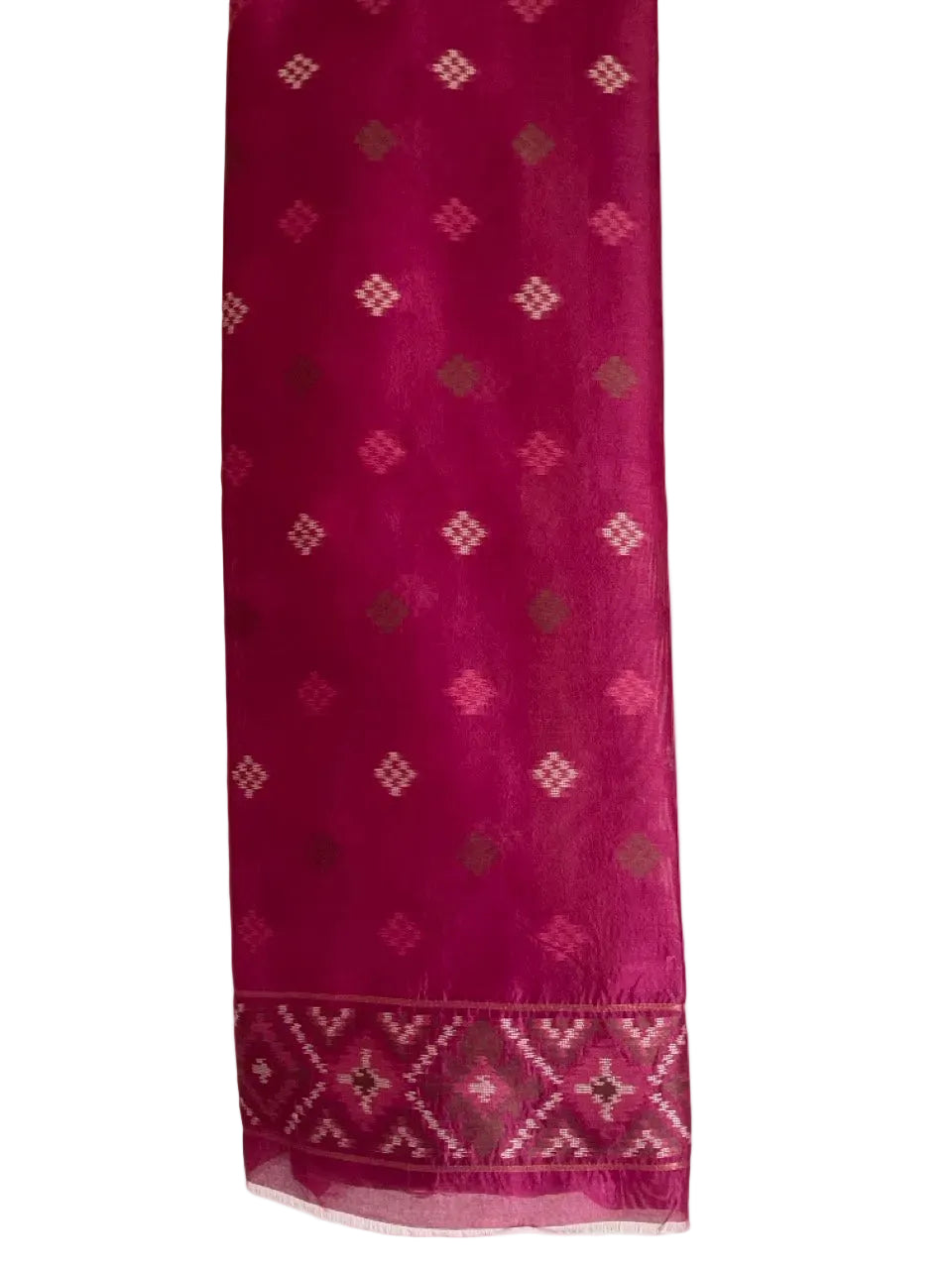 Pink Patola Soft Silk Saree