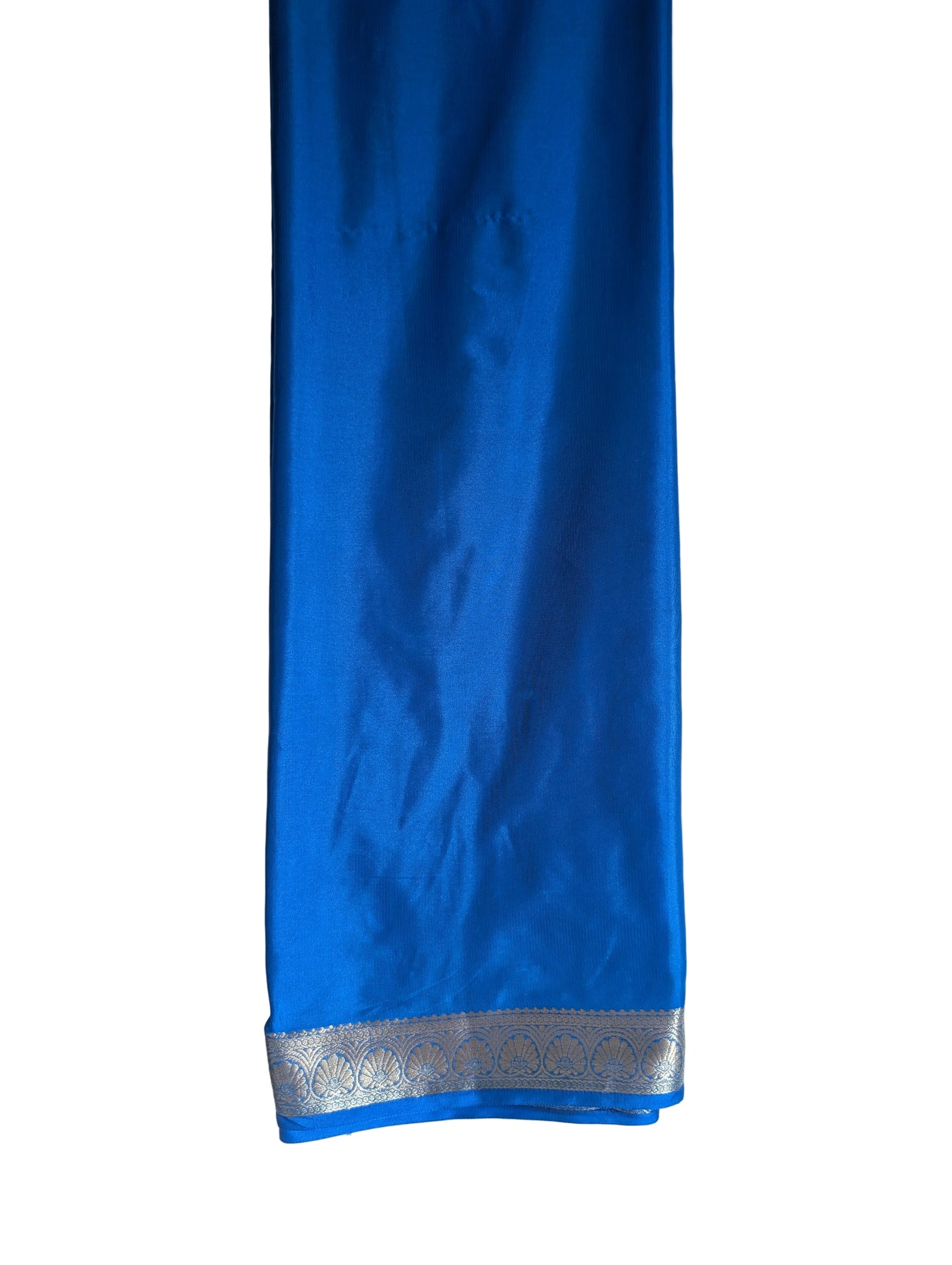 Royal Blue Crepe Saree