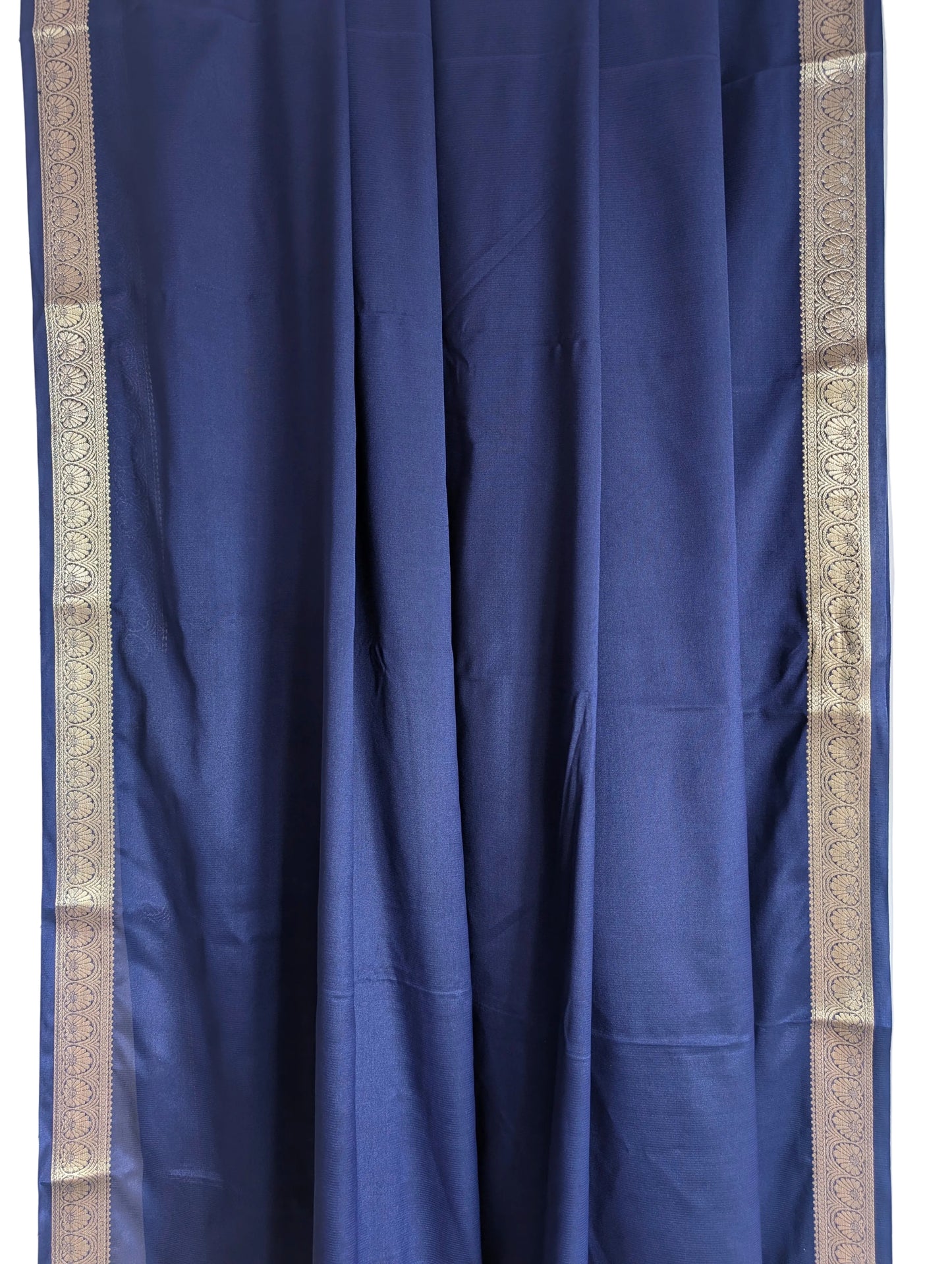 Blue Crepe Aariyaa Saree