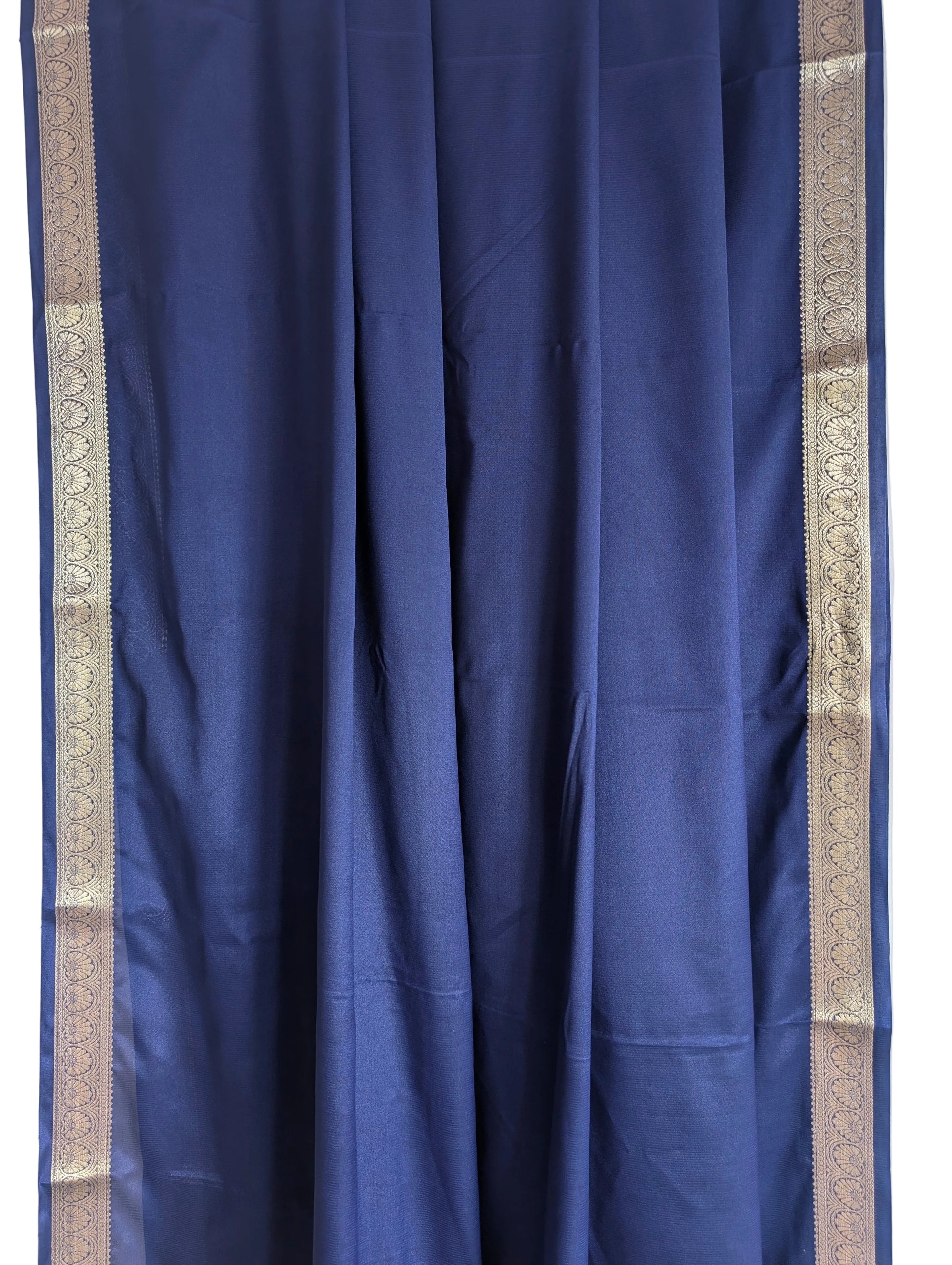 Blue Crepe Aariyaa Saree