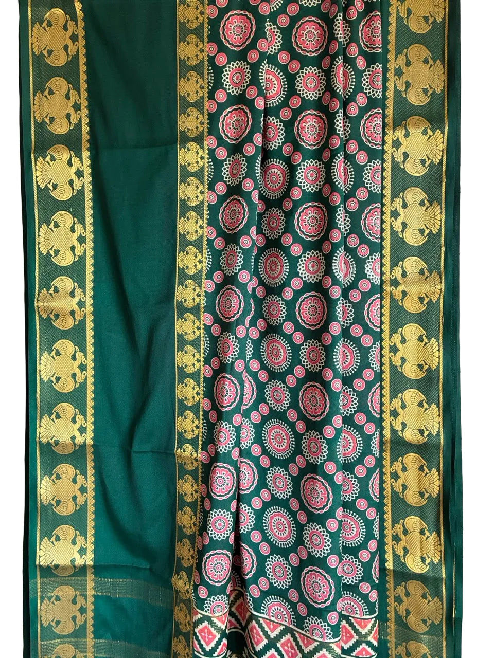 EASY TO WEAR SAREE GREEN AARIYAA SAREES