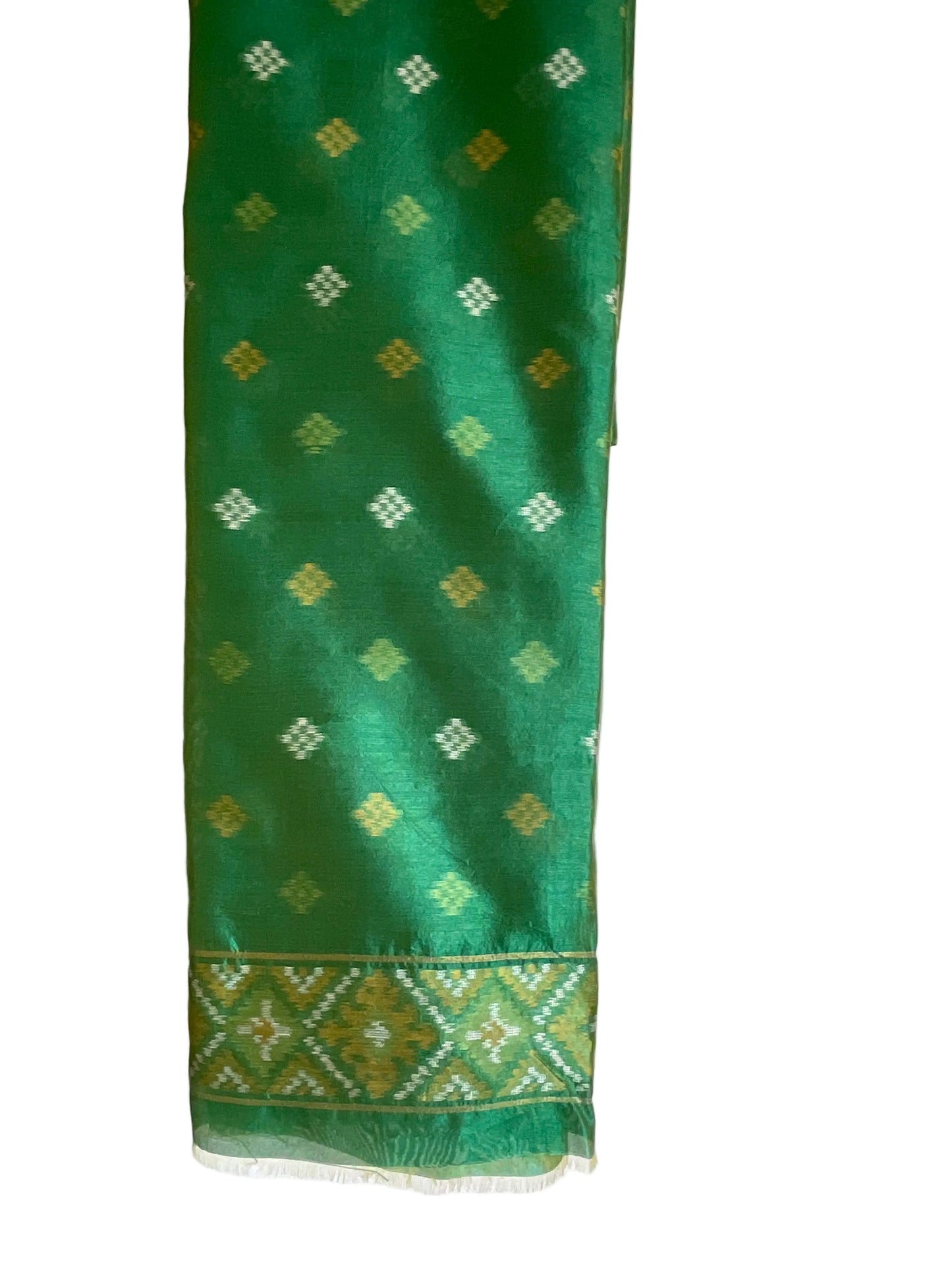 Green Patola Silk Saree