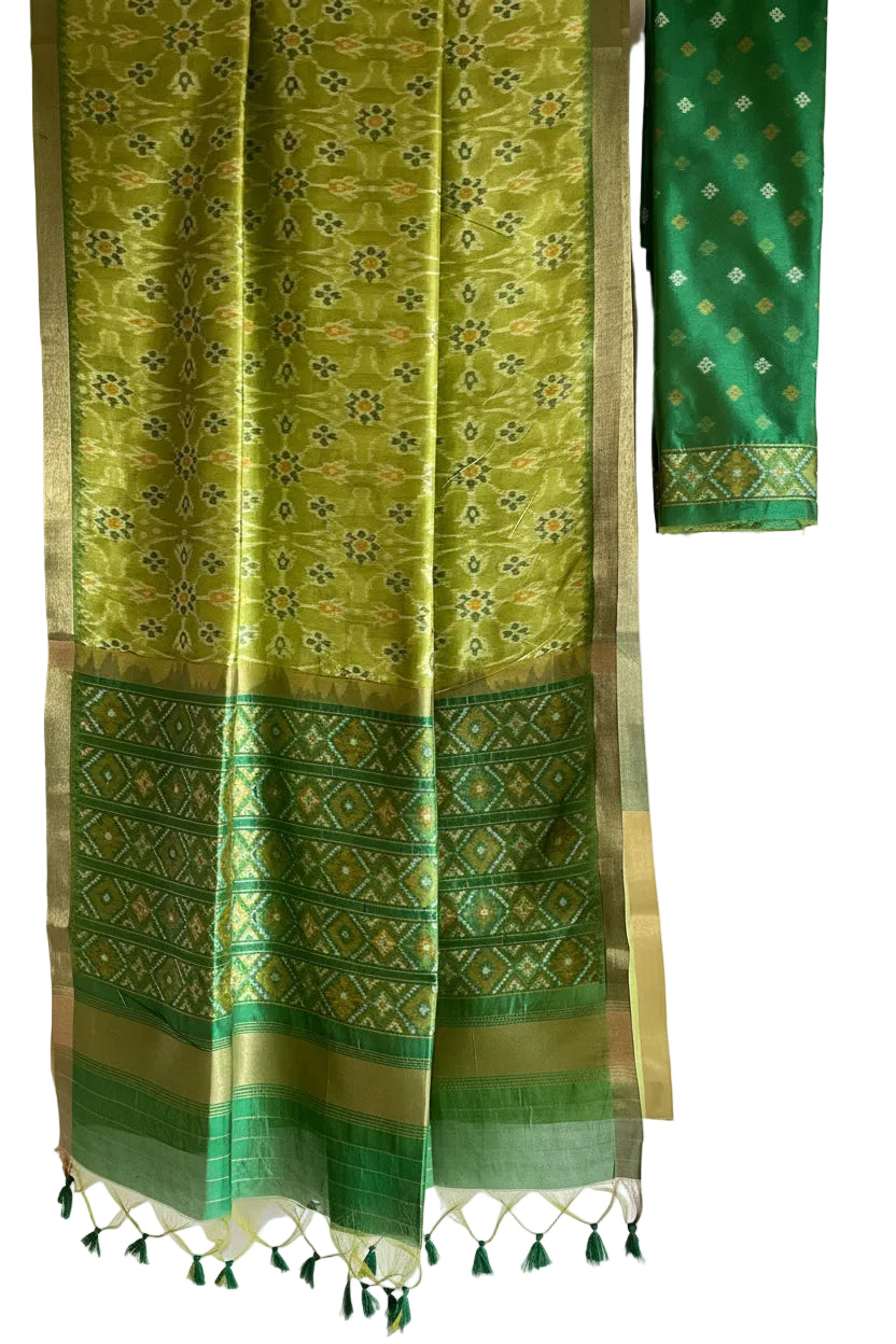 Green Patola Silk Saree
