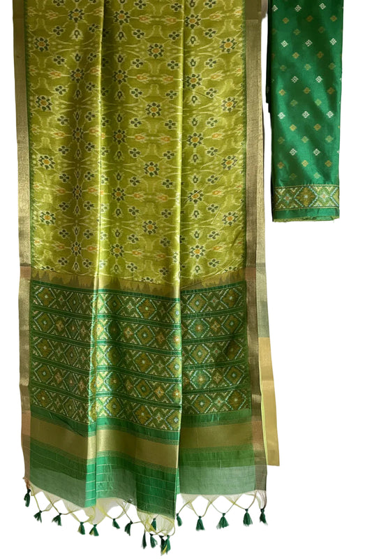 Green Patola Silk Saree