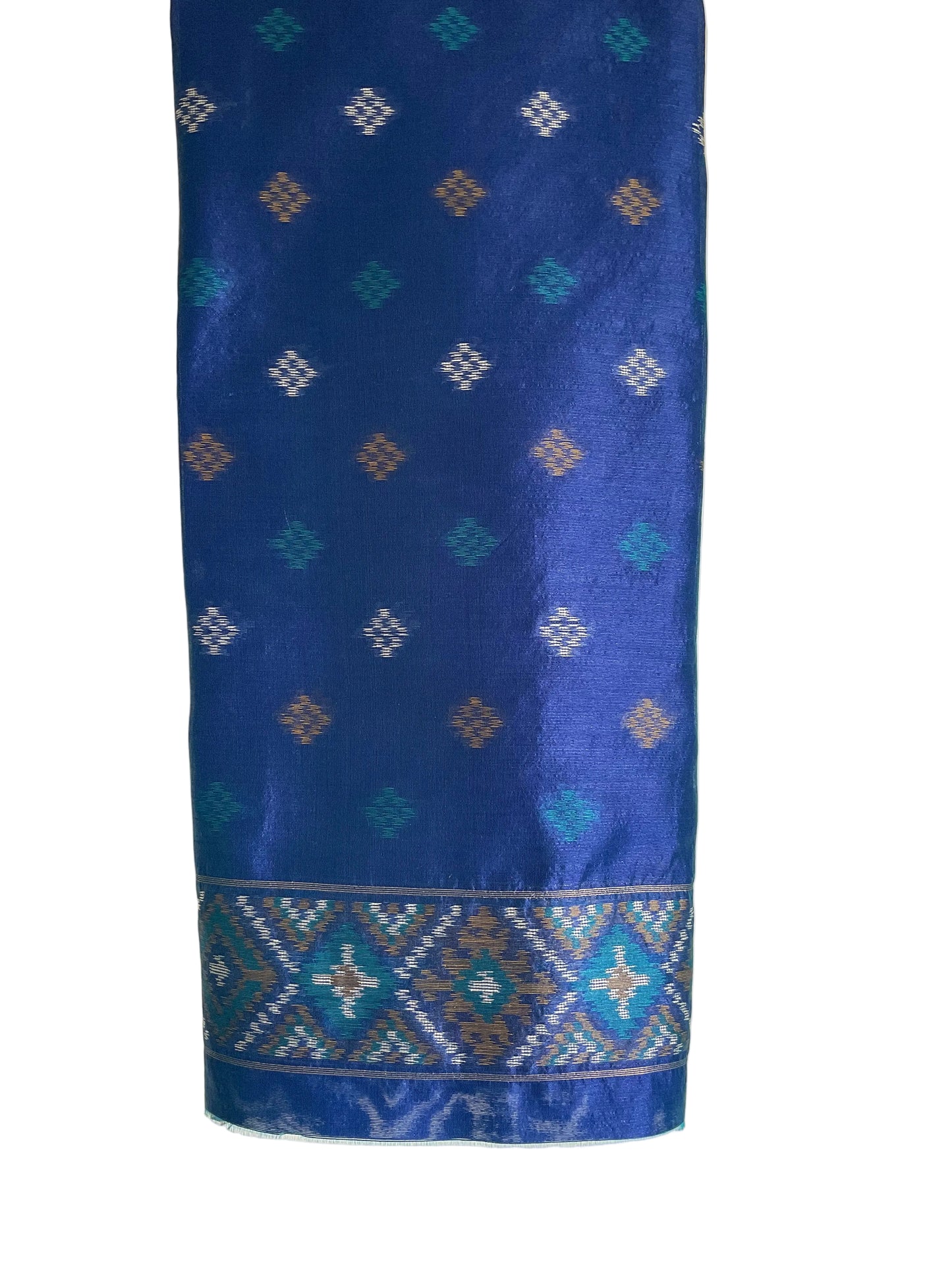 Blue Patola Silk Saree