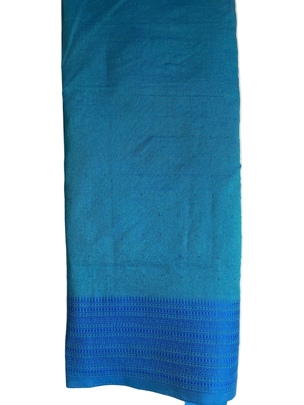 Green Blue Dual Shaded Saree