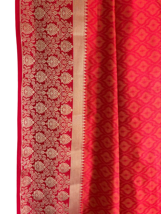 Dual Shaded Tissue Silk Saree