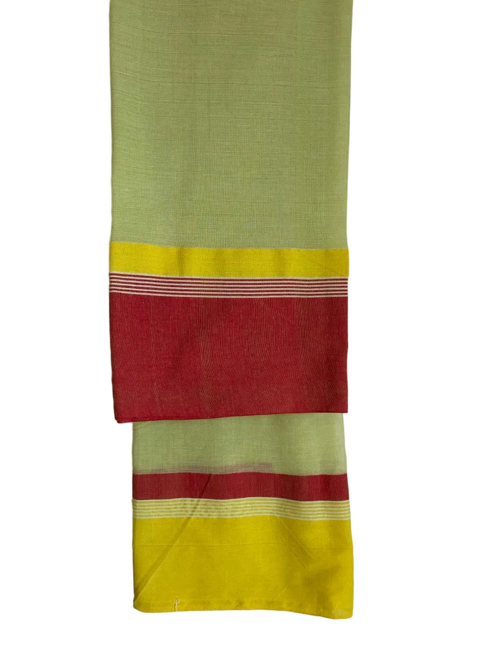 Pista Green Bengal Cotton Saree